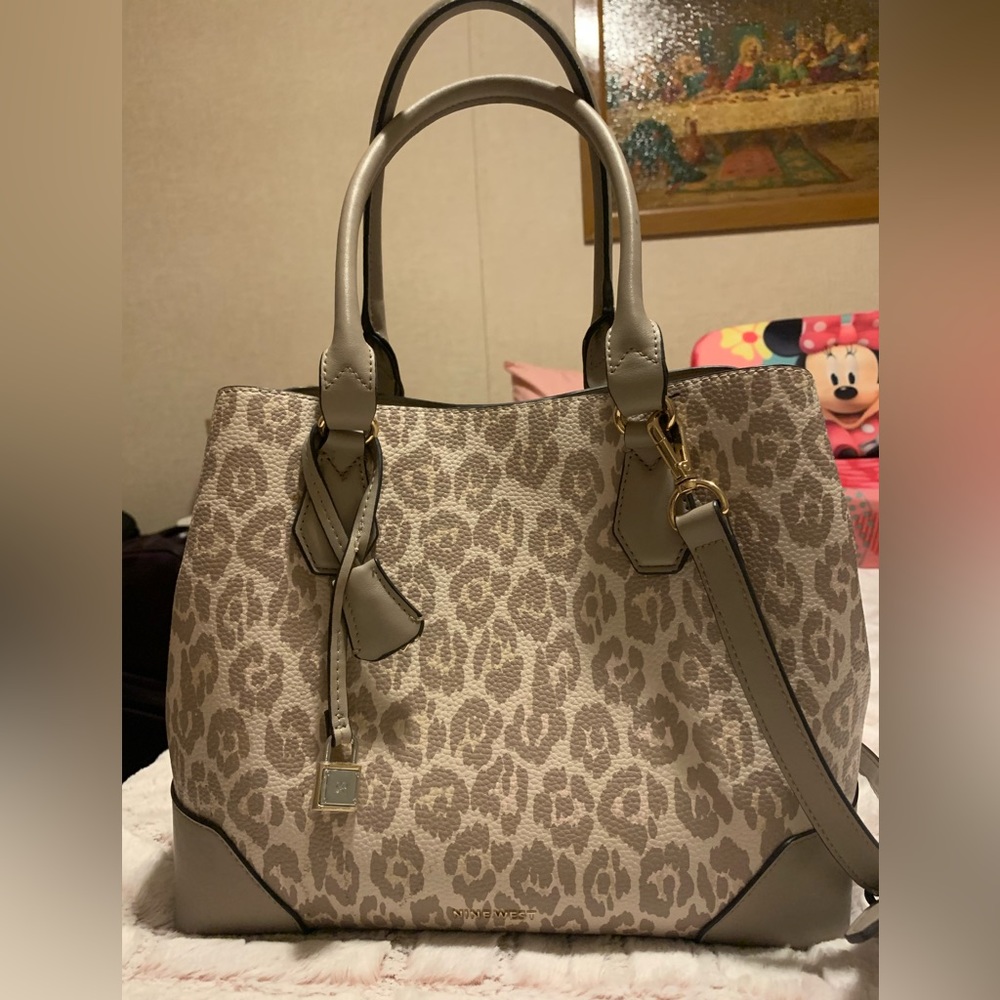 Nine West Brooklyn Jet Set Carryall Satchel Bag